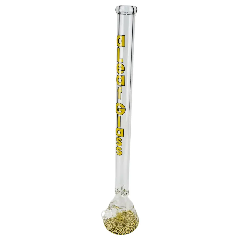 30" ABSTRACT BEAKER YELLOW