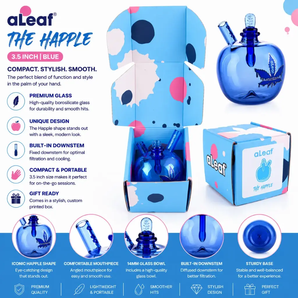 3.5'' ALEAF THE HAPPLE BLUE