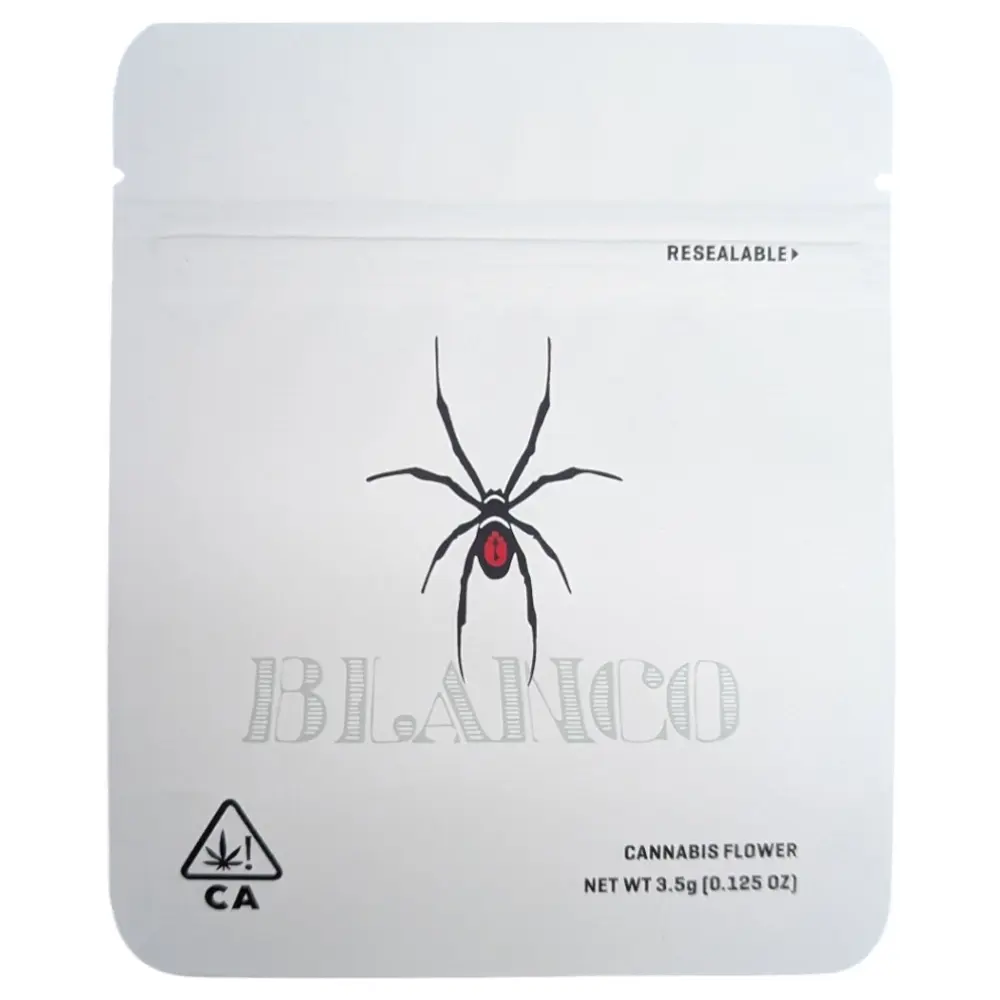 Smell Proof Zipped Bags 3.5 x 5.0"- Blanco 3.5 gram/ 0.125 oz - (20 pcs per bag)