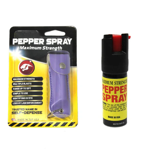 0.5 Pepper Spray with Purple Case