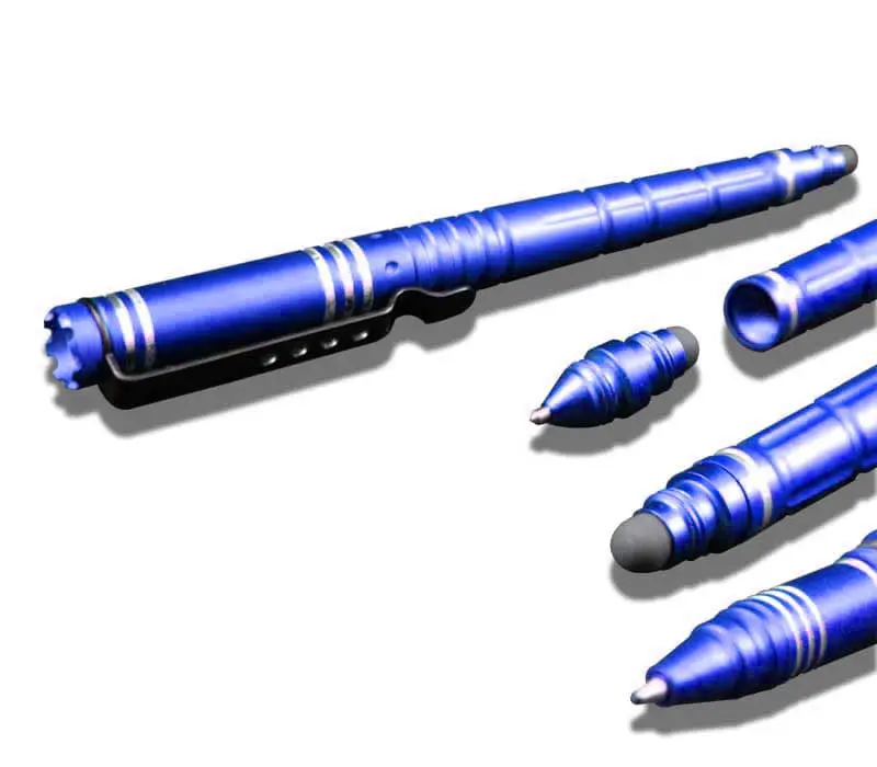6" Tactical Pen (TDH 165) Blue