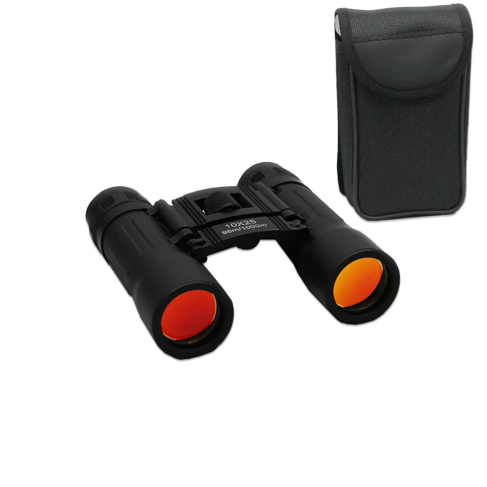 Compact Traveling Ruby Lens Binoculars