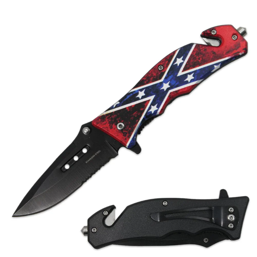 4.5" Flag Assist-Open Tactical Rescue Folding Knife