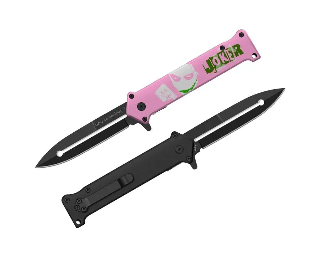4.5" Assist-Open Knife - Pink Print Handle