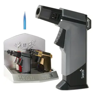 Scorch Torch Lighter Table45deg/ asst design & colors 4.5" (61668)