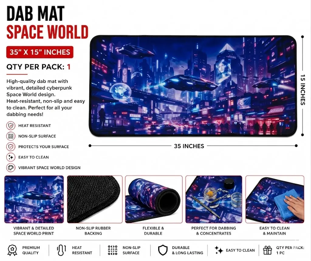 35*15 DAB MAT SPACE WORLD
