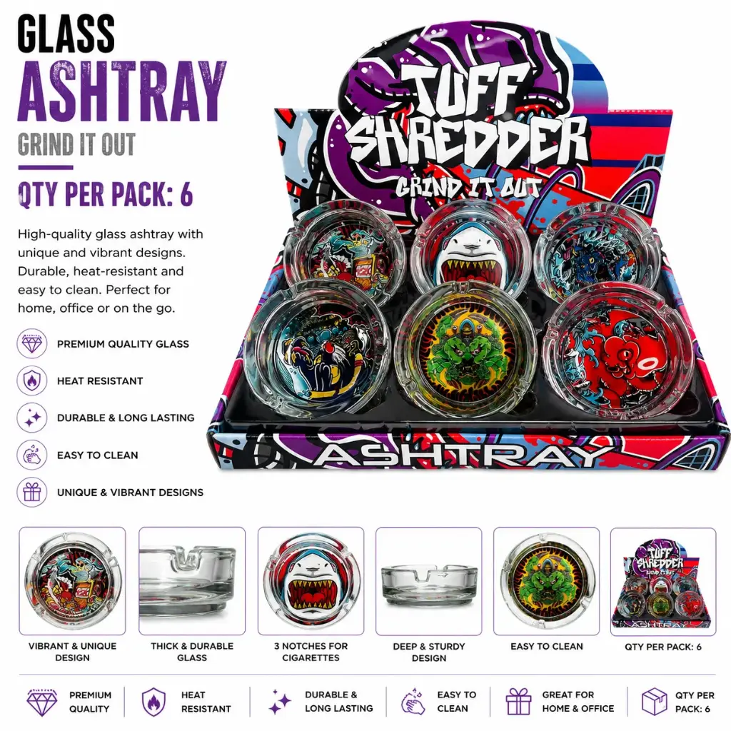 GLASS ASHTRAY
