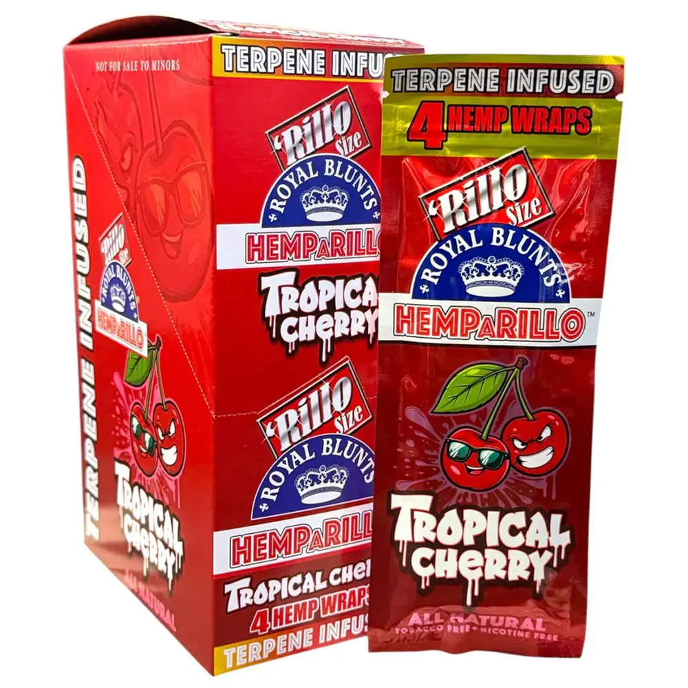 HEMPARILLO Wraps Tropical Cherry 15ct