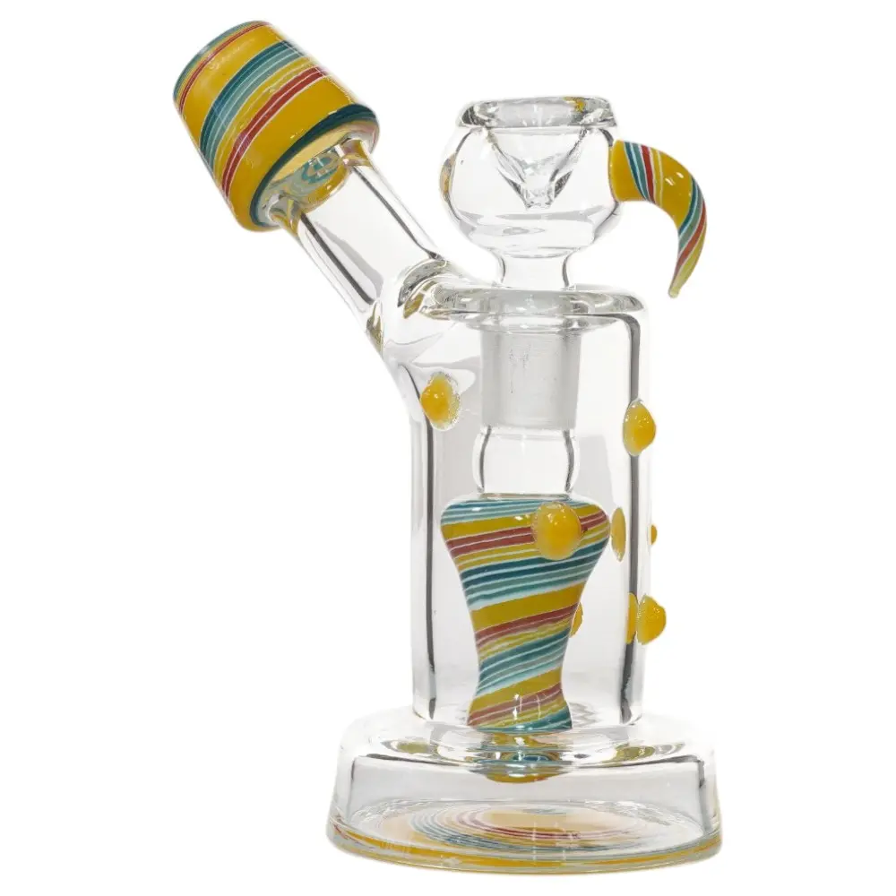Glass W.P. sticker shower B mouth side Car 6.0" - Yellow