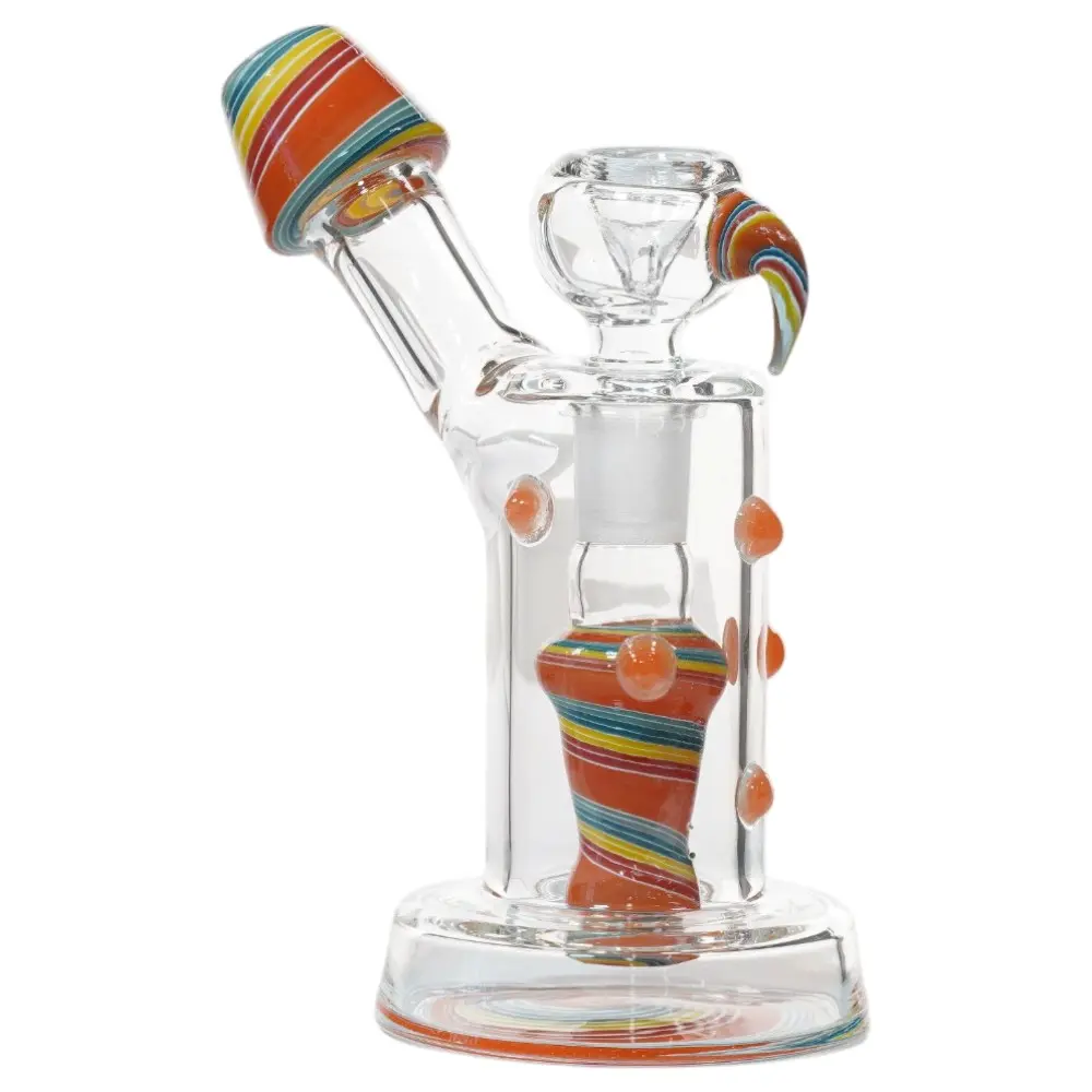 Glass W.P. sticker shower B mouth side Car 6.0" - Orange