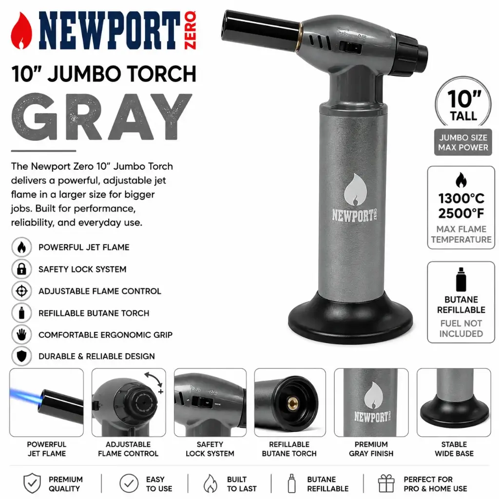 Newport Zero 10" Jumbo Torch "Gray"