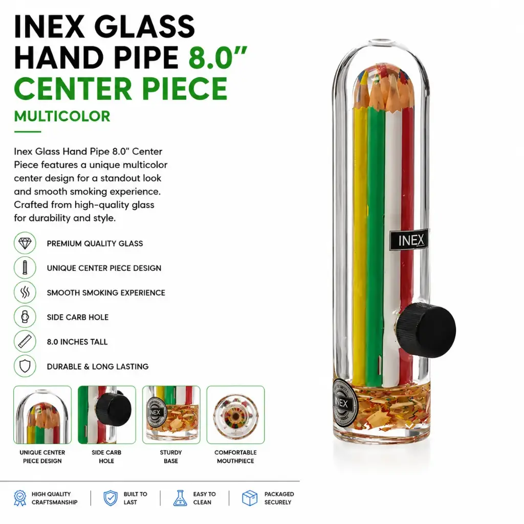 Inex Hand Pipe Center Piece INEX 3007 (2387) 8.0"