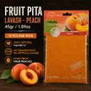 Fruit Pita 45gr/1.59oz Lavash - Peach (12 pcs per Box)