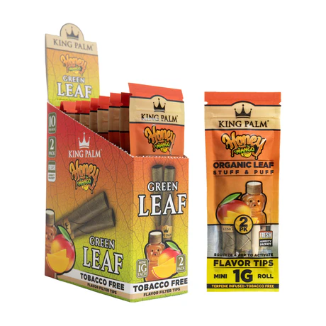 KING PALM Green Leaf Mini Honey Mango 2-Pack 10ct