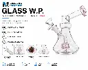 Glass W.P. with Built-in Perc Design 6.0" - Pink