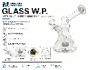 Glass W.P. with Built-in Perc Design 6.0" - Milky Green