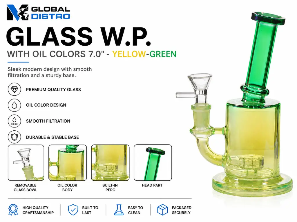 Glass W.P. Oil Colors 7.0" -  Yellow-Green