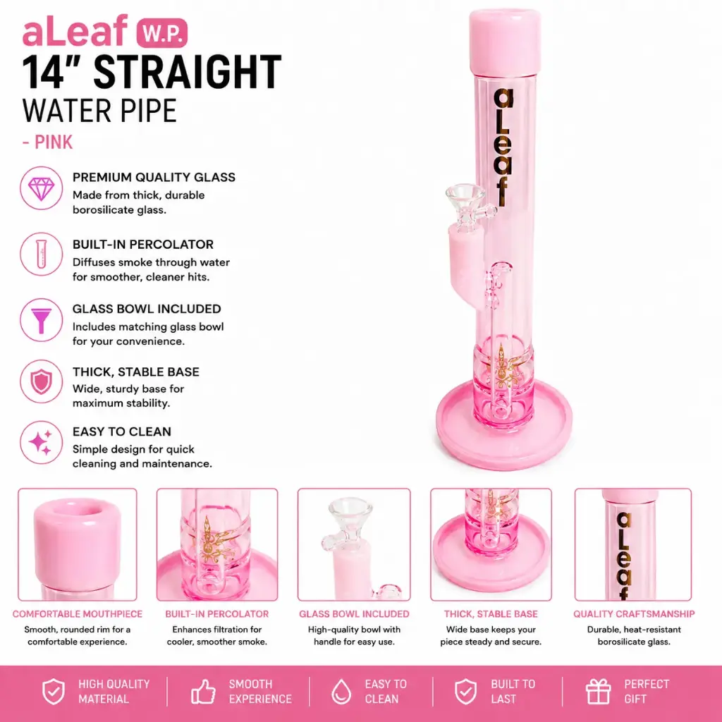 aLeaf WP 14" STRAIGHT - Pink