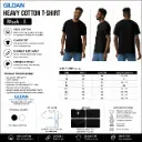 Gildan Heavy Cotton T-shirt / Black - L (12 per pack)