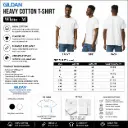 Gildan Heavy Cotton T-shirt / White - M (12 per pack)