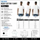 Gildan Heavy Cotton T-shirt / White - L
