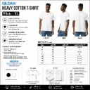 Gildan Heavy Cotton T-shirt / White - XL
