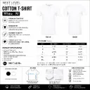 Next Level Apparel Cotton T-shirt / White - M (12 per pack)