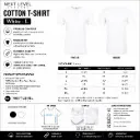 Next Level Apparel Cotton T-shirt / White - L (12 per pack)
