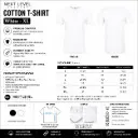 Next Level Apparel Cotton T-shirt / White - XL