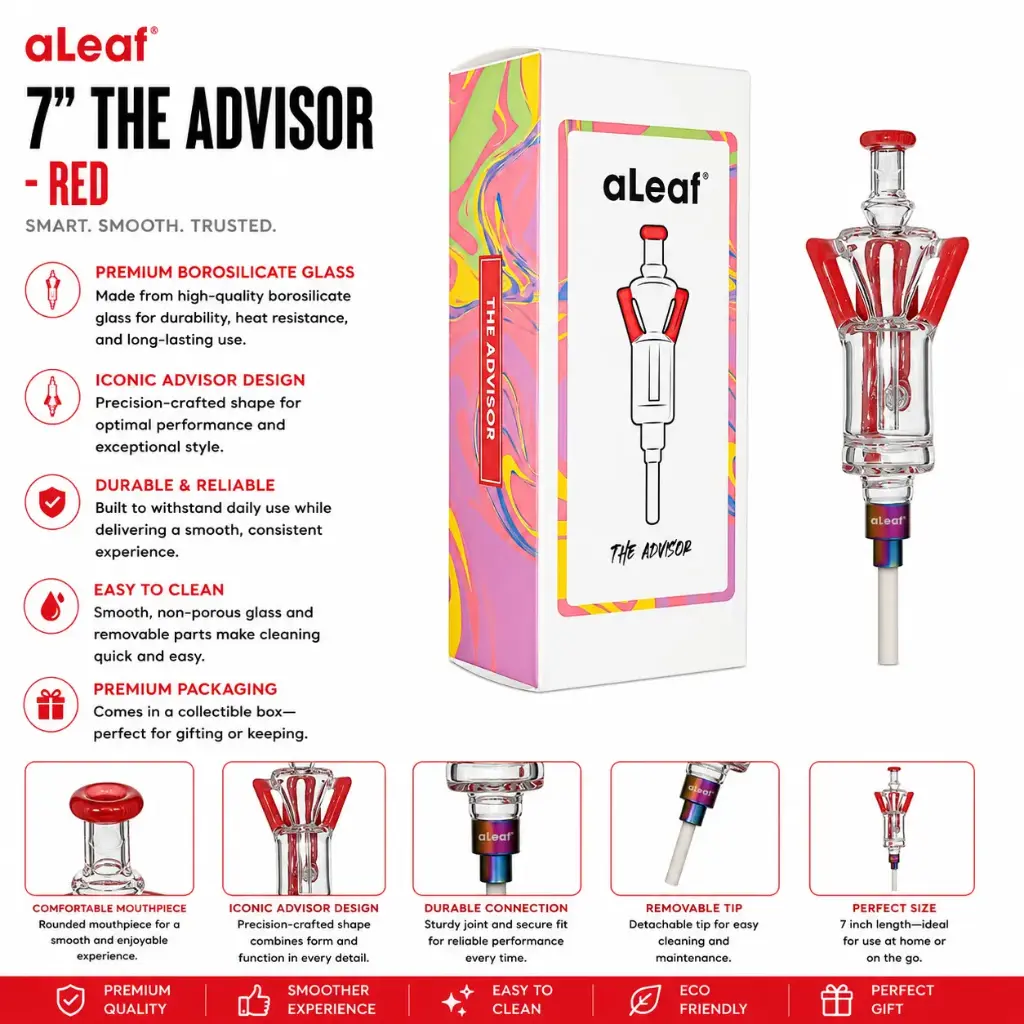aLeaf 7" THE ADVISOR (with box) RED