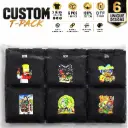 Custom T-Pack | 6-Pack | 8" DTF Prints | M/L/XL Mix