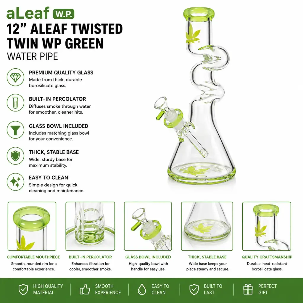 12" ALEAF TWISTED TWIN WP GREEN