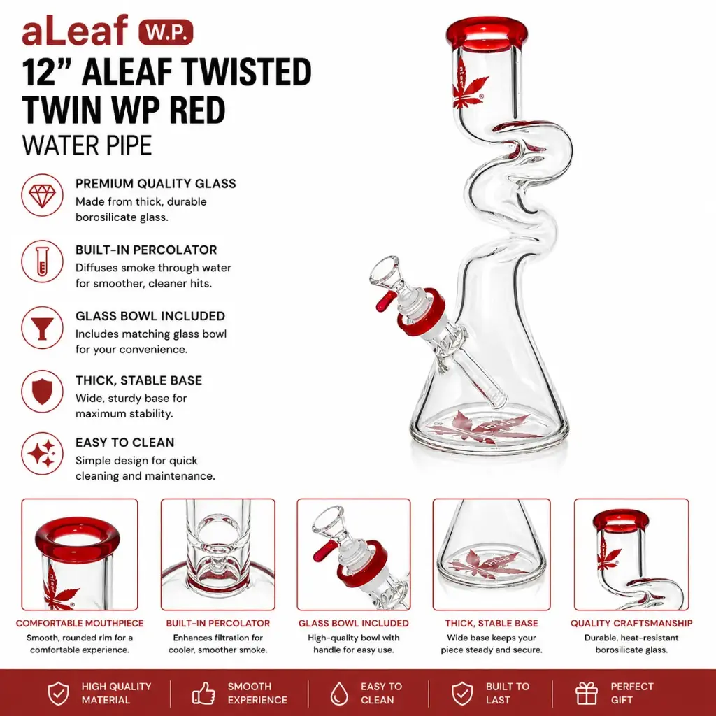 12" ALEAF TWISTED TWIN WP RED