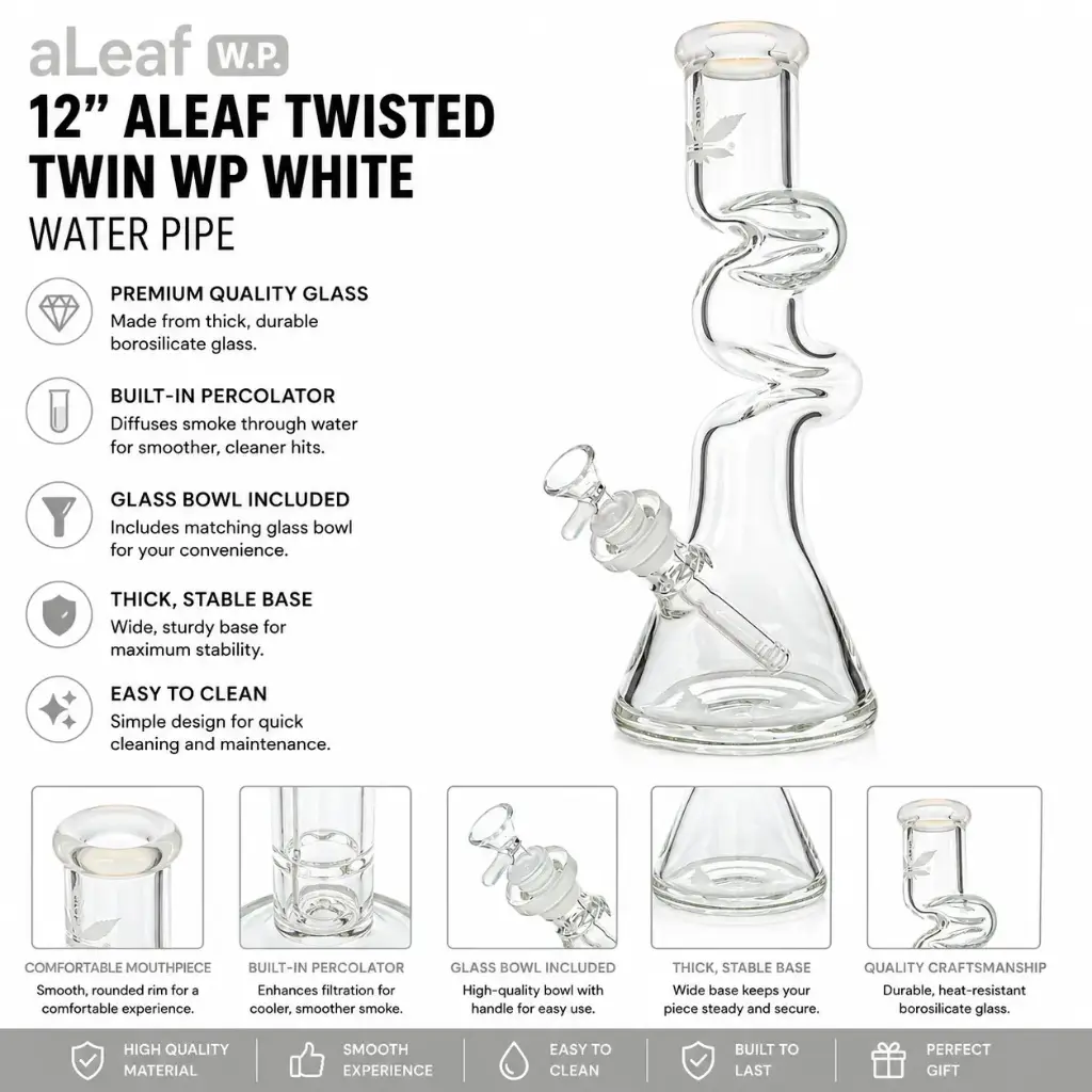 12" ALEAF TWISTED TWIN WP WHITE