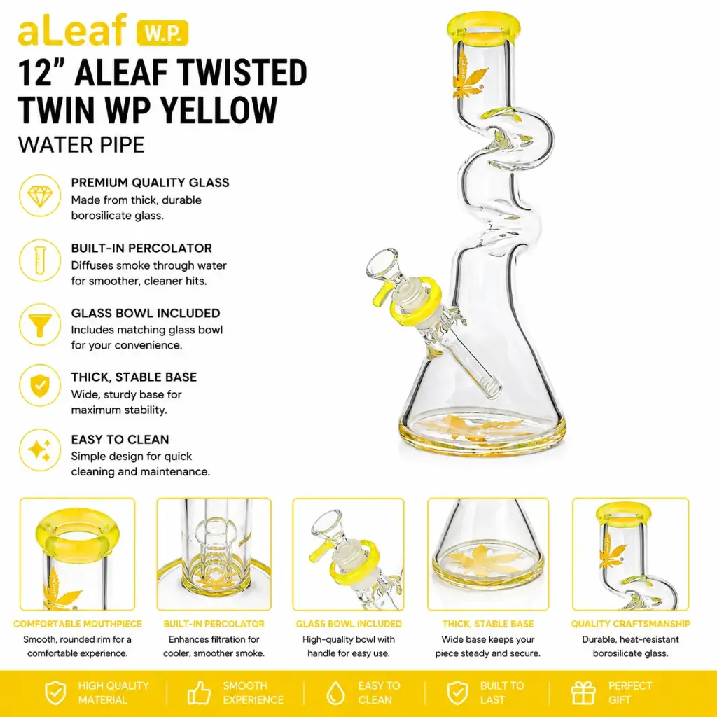 12" ALEAF TWISTED TWIN WP YELLOW