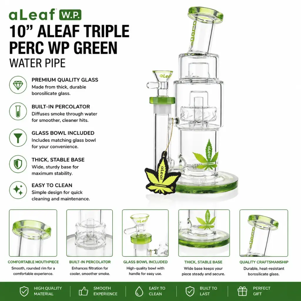 10" ALEAF TRIPLE PERC WP GREEN
