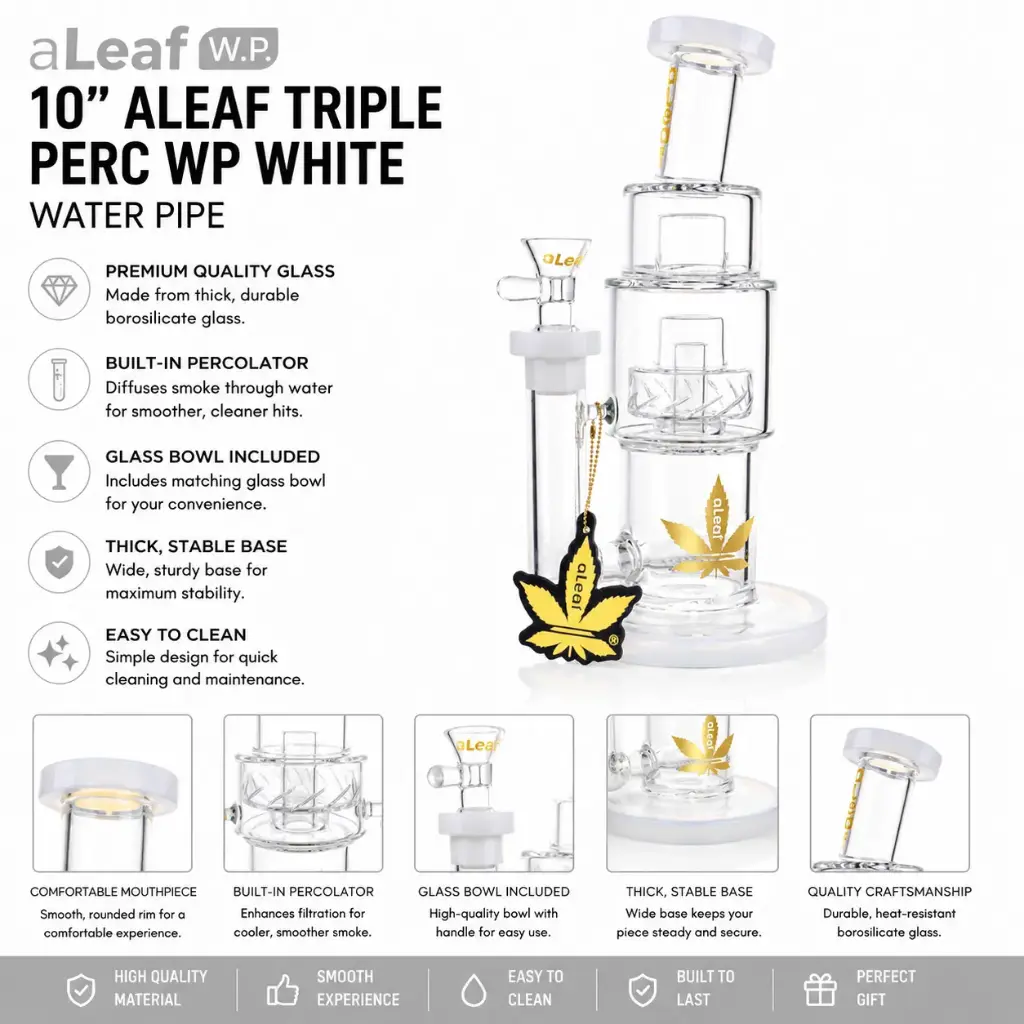 10" ALEAF TRIPLE PERC WP WHITE