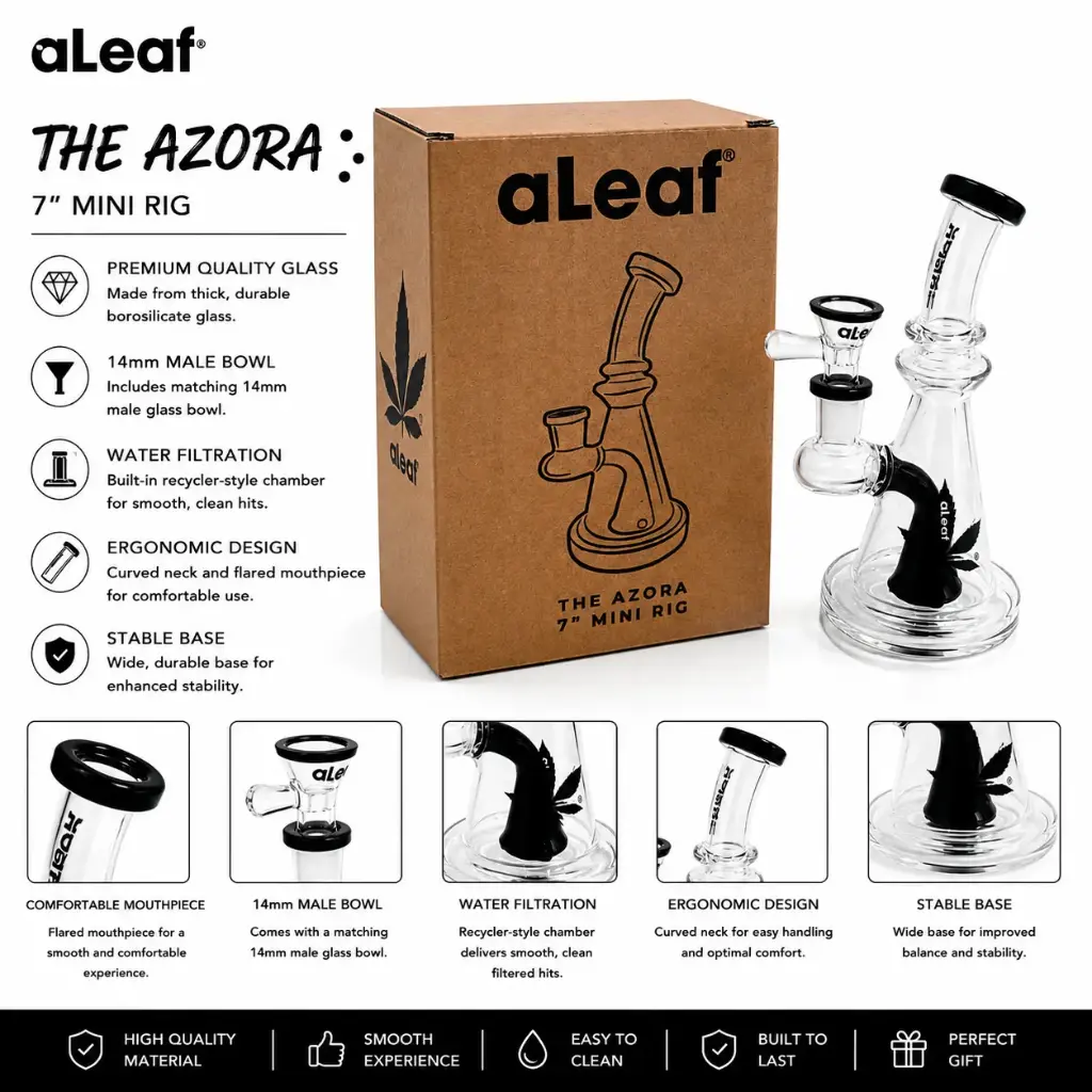 7" ALEAF THE AZORA MINI RIG BLACK