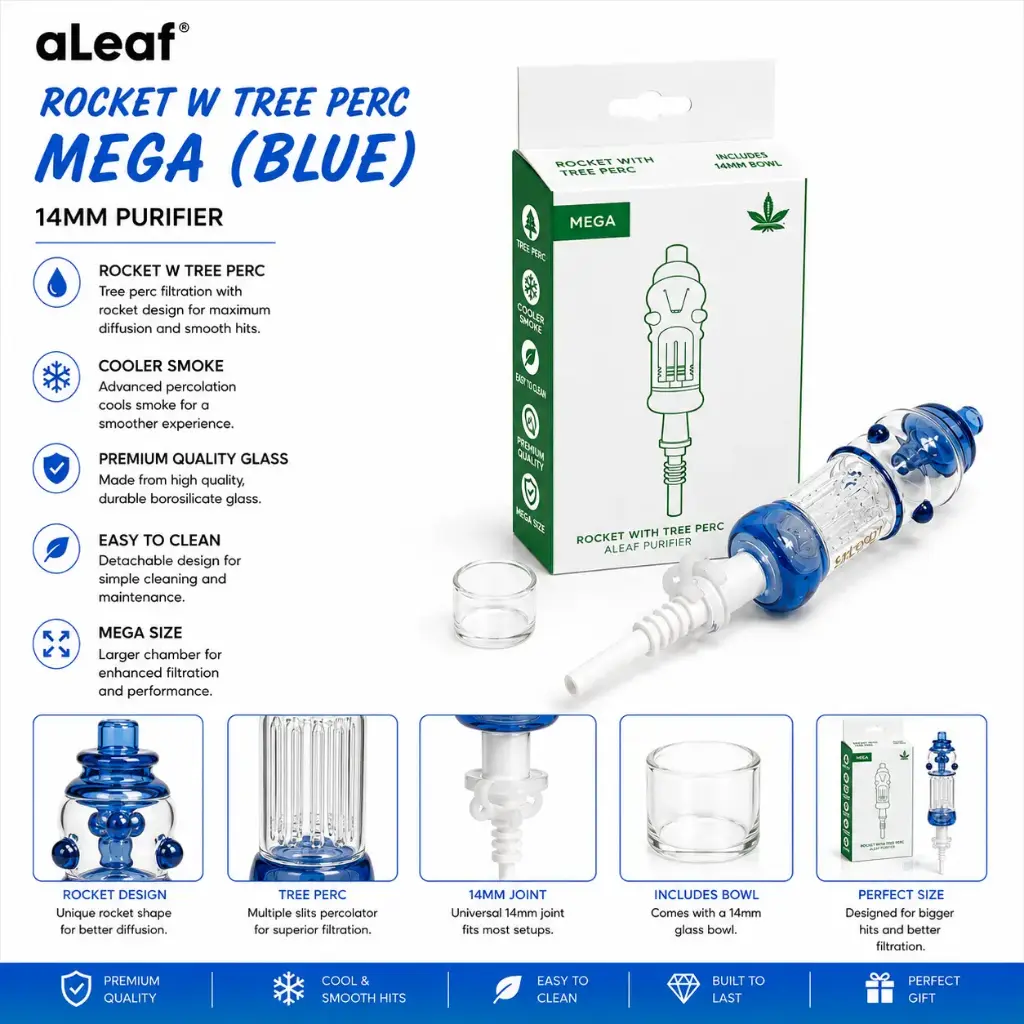 ALEAF ROCKET W TREE PERC MEGA (BLUE)