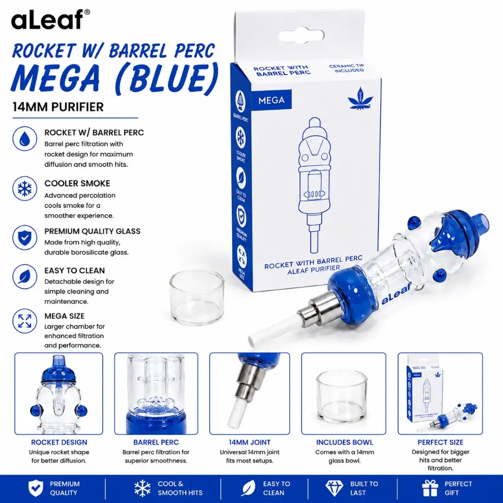 ALEAF ROCKET W/ BARREL PERC (BLUE)