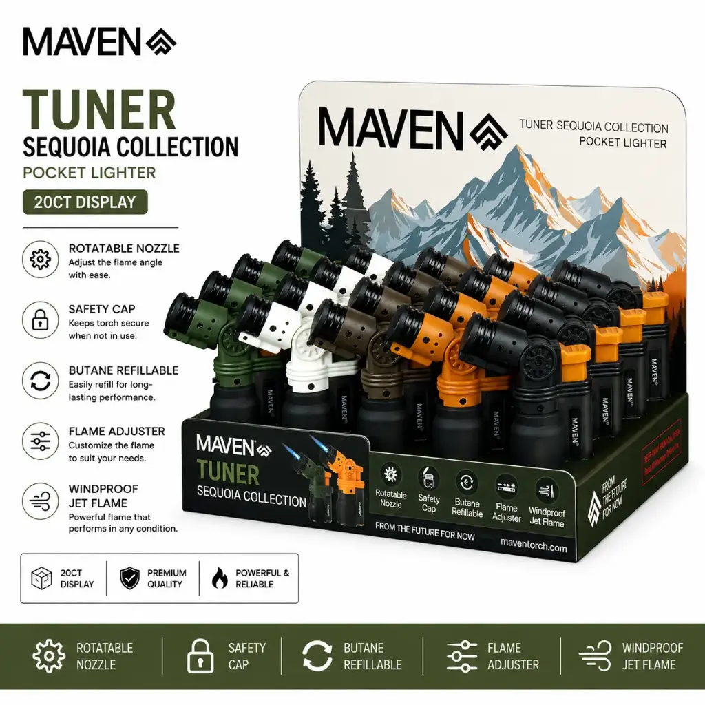 Maven Tuner Sequoia Collection 20ct Display