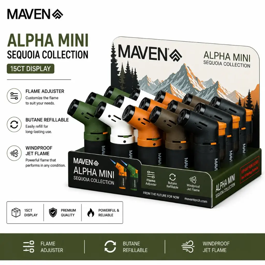 Maven Alpha-Mini Sequoia Collection 15ct Display