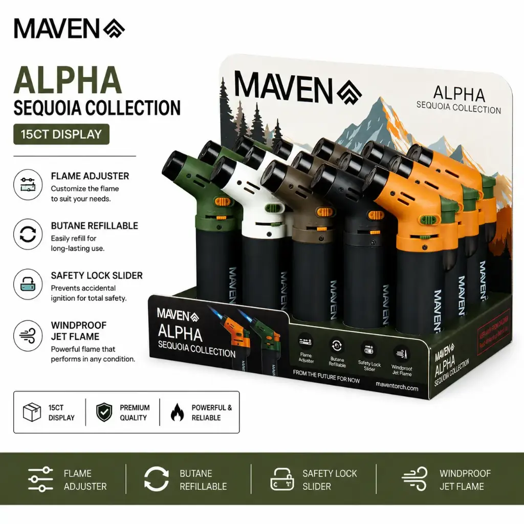 Maven Alpha Sequoia Collection 15ct Display