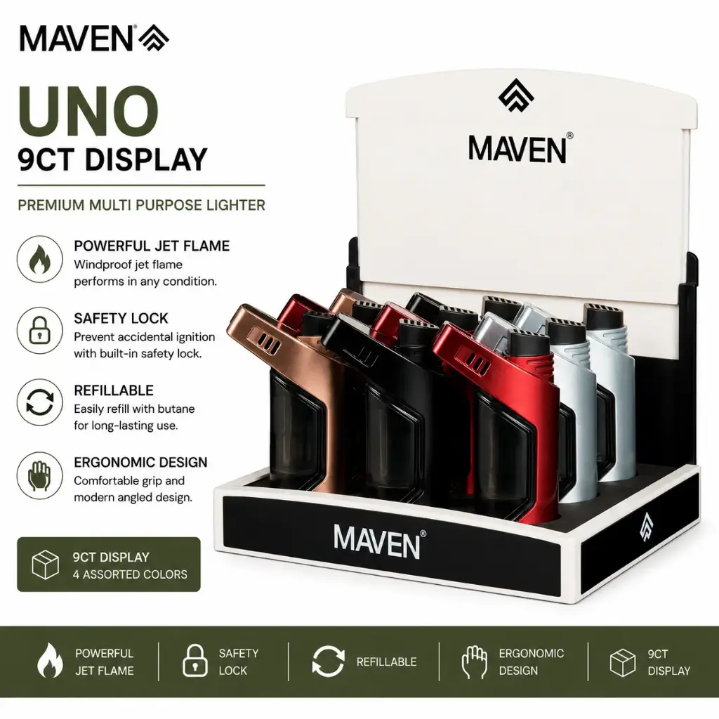 Maven Uno 9ct Display