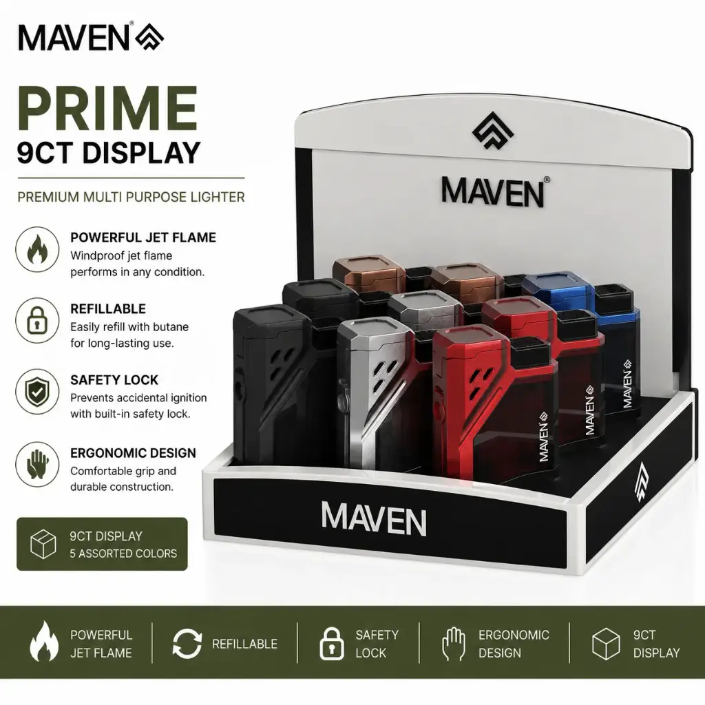 Maven Prime 9ct Display