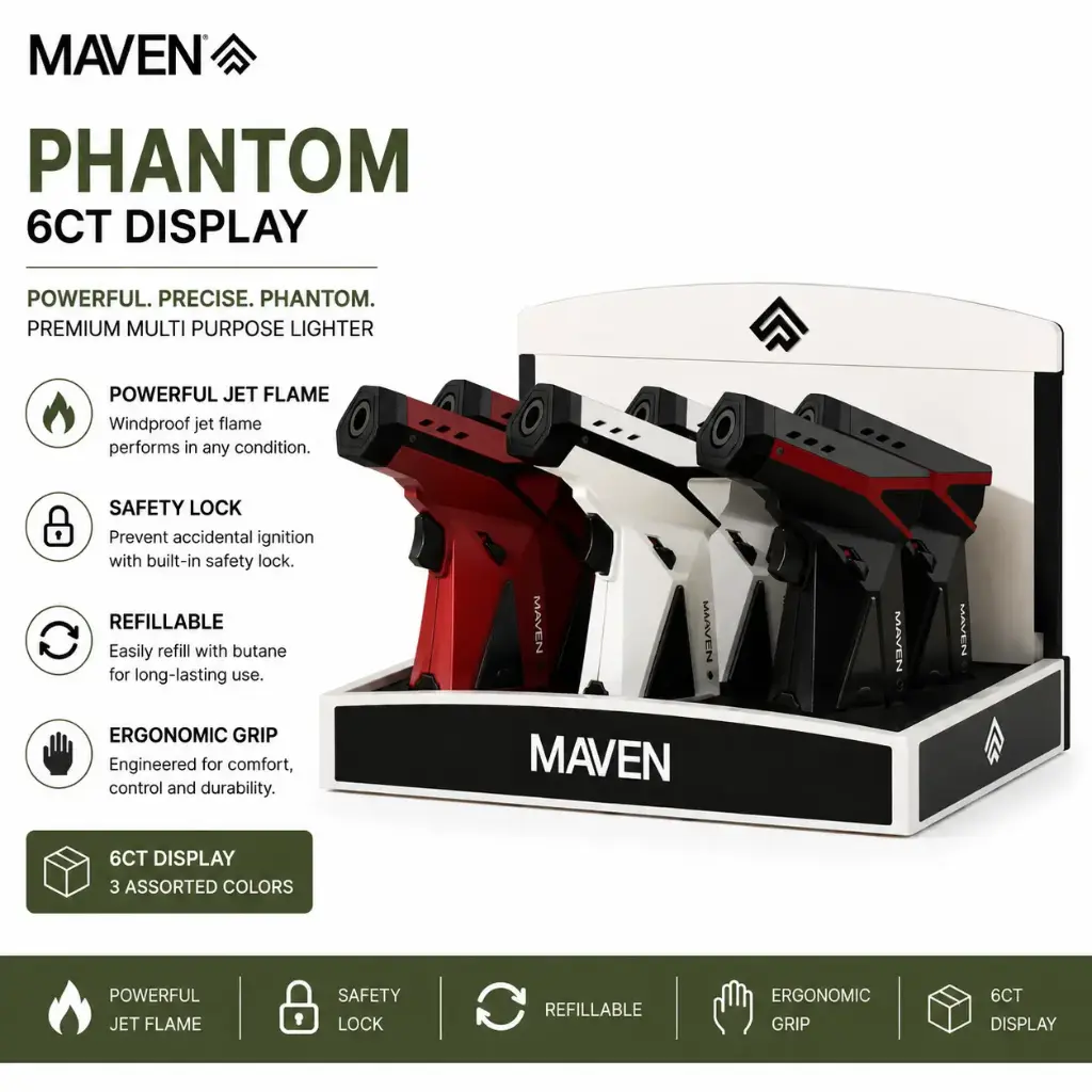Maven Phantom 6ct Display