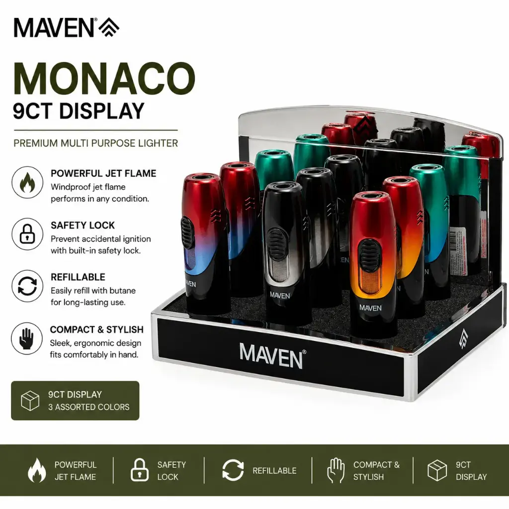 Maven Monaco 9ct Display