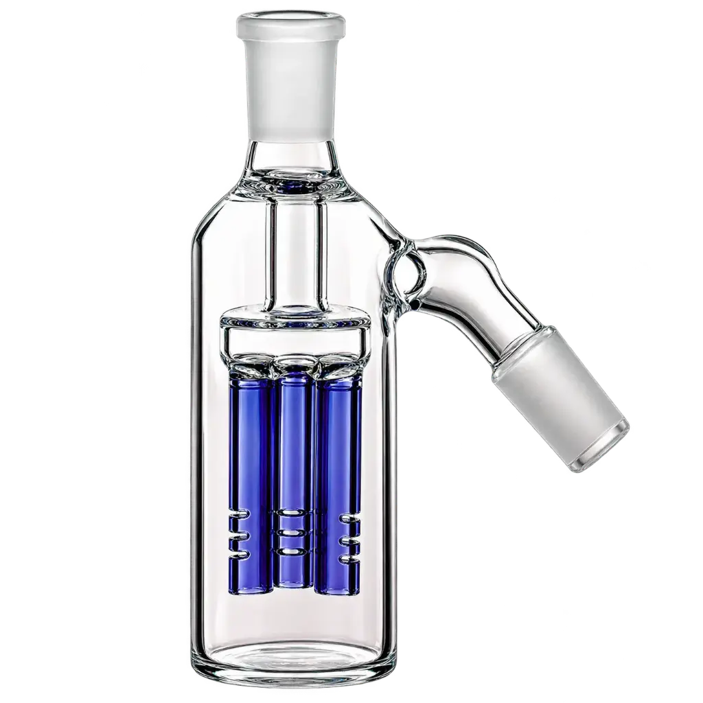 Diamond Glass ASHCATCHER- TREE PERC - DGA008-1445 Blue