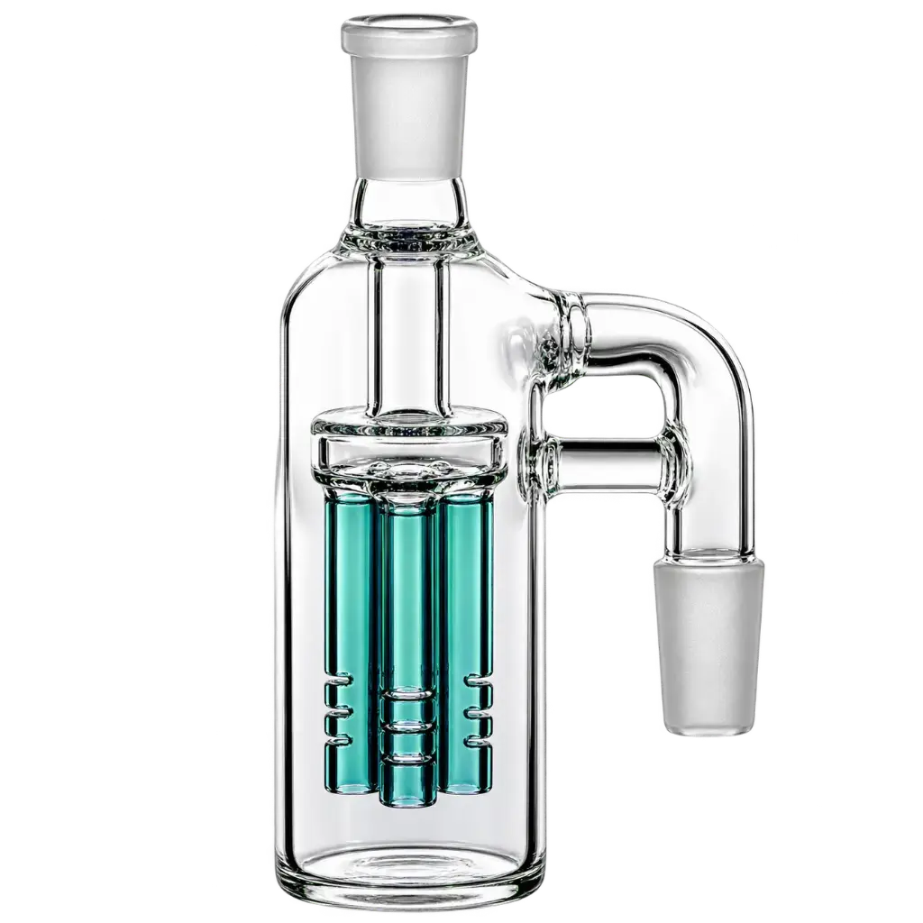 Diamond Glass ASHCATCHER- TREE PERC - DGA008-1490 Teal
