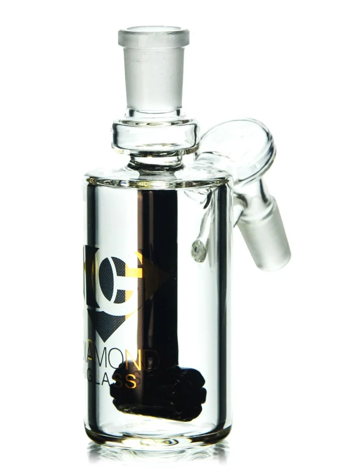 Diamond Glass ASHCATCHER- HAMMER PERC - DGA095-1445 Black